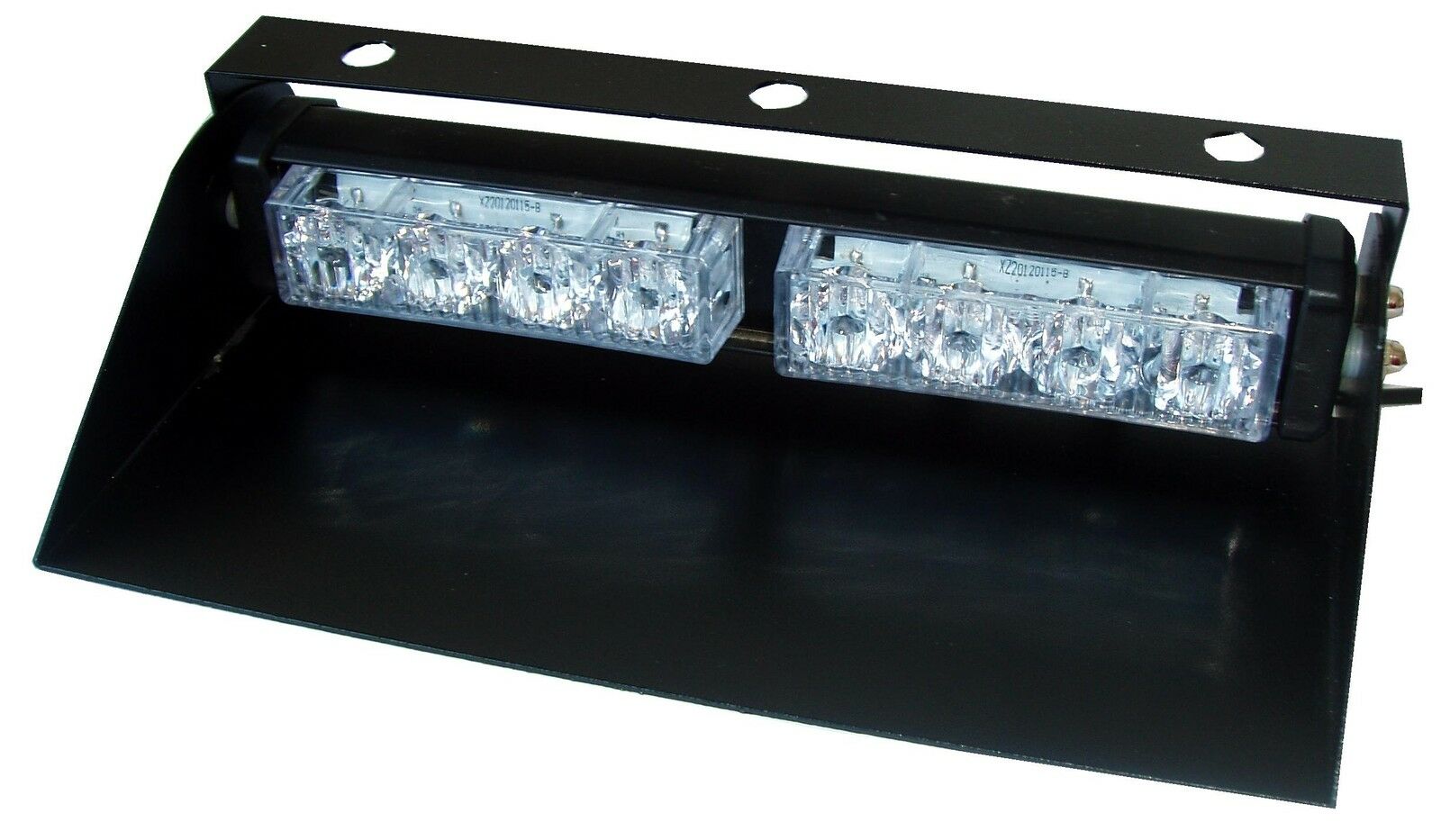 LED Frontblitzer Sonnenblende 45W Police BLAU - Audiopipe