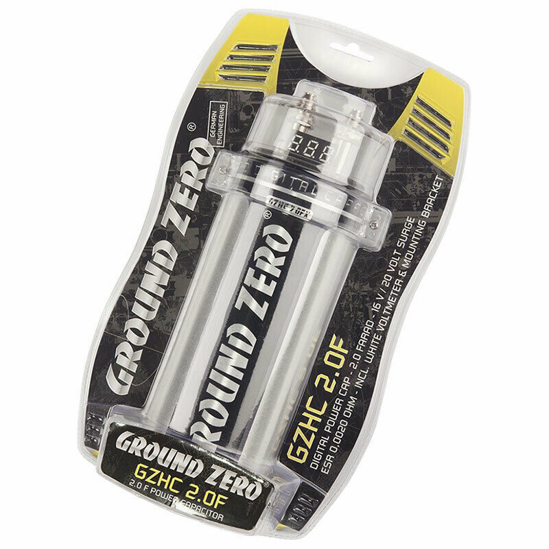 Alternative view of GROUND ZERO GZHC 2.0F Kondensator Powercap 2 Farad