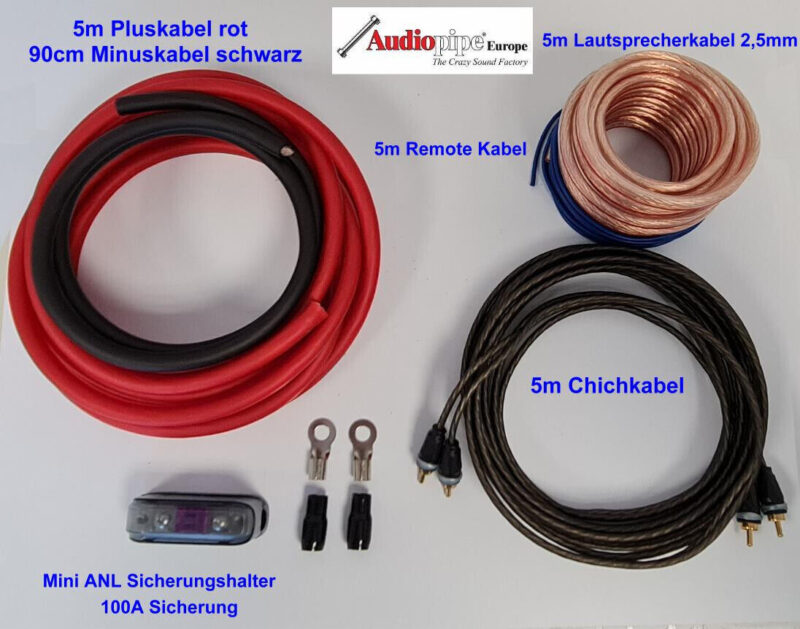 Alternative view of Verstärker Endstufen Anschluss Set Kabel Kit 16mm²