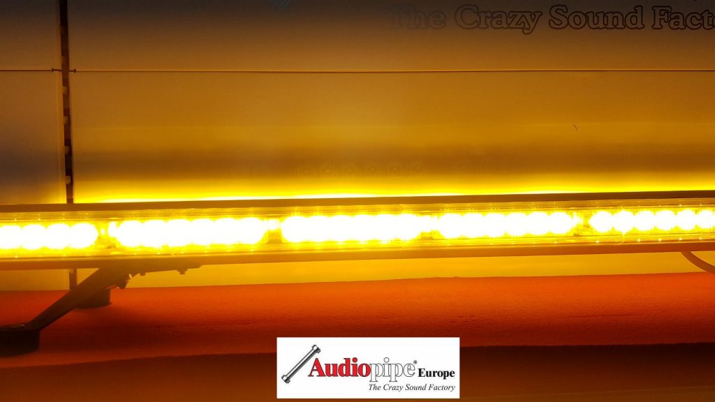 Lilyeriy LED Warnleuchte 1310mm - 96W Rundumleuchte Mit Fernbedienung Für Fahrzeuge