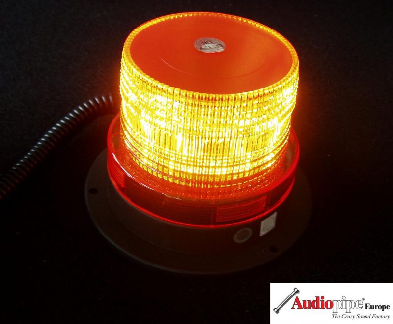 LED Frontblitzer Sonnenblende 45W Police GELB - Audiopipe