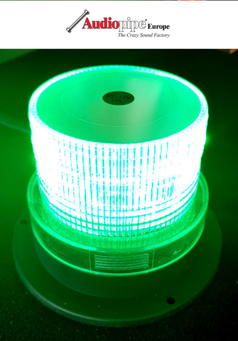 LED Rundumleuchte 12V mit Magnetfuß G