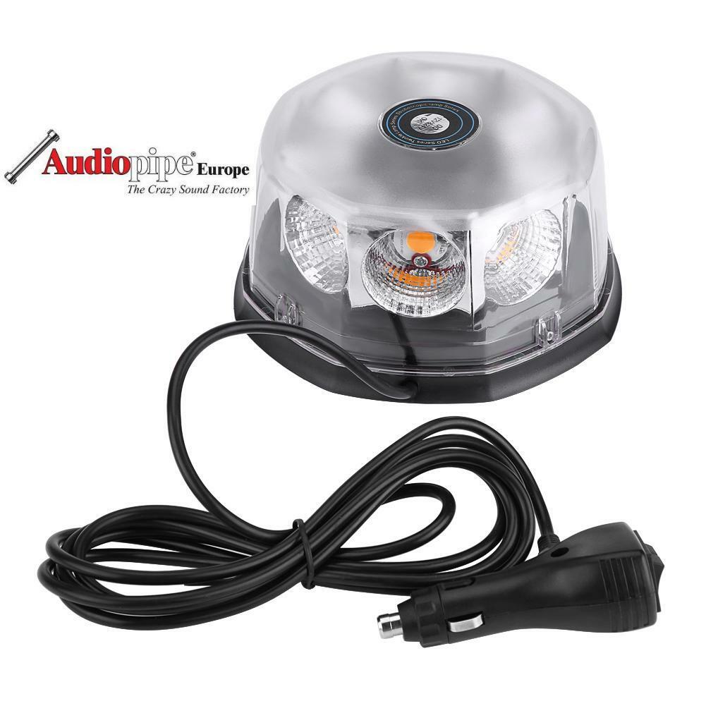 LED Rundumleuchte 12V mit Magnetfuß B - Audiopipe