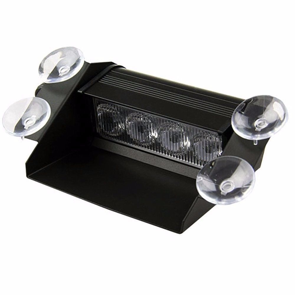 LED Frontblitzer Sonnenblende 45W Police GELB - Audiopipe