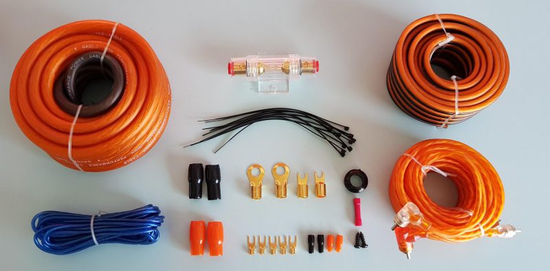 Alternative view of Verstärker Endstufen Anschluss Set Kabel Kit 22mm² Orange
