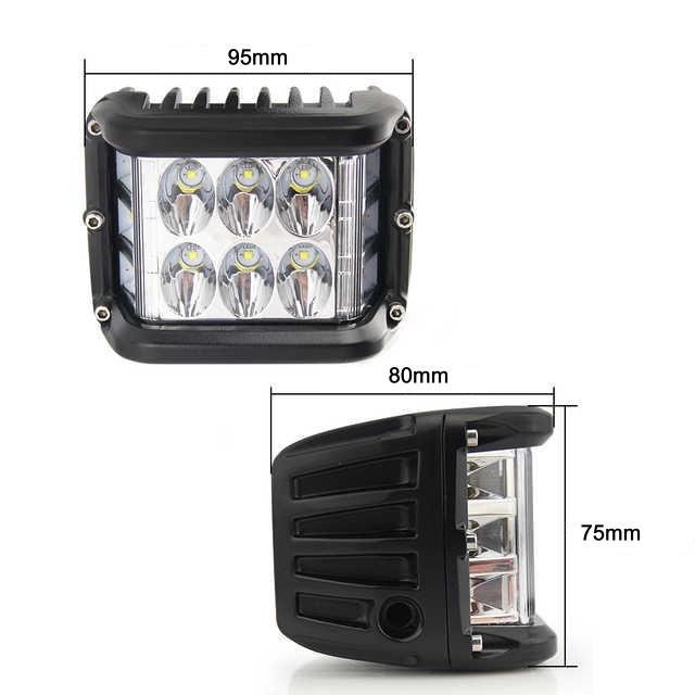 LED Stroboskop Blitzer 2x 60W 2x 4800 Lumen 4 Programme Y - Audiopipe