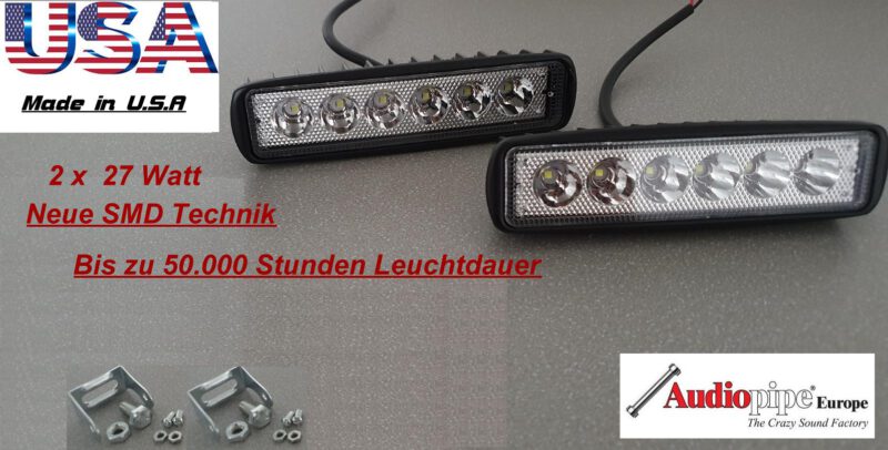 SMD Spot Lights Arbeitsleuchten 2x 27W