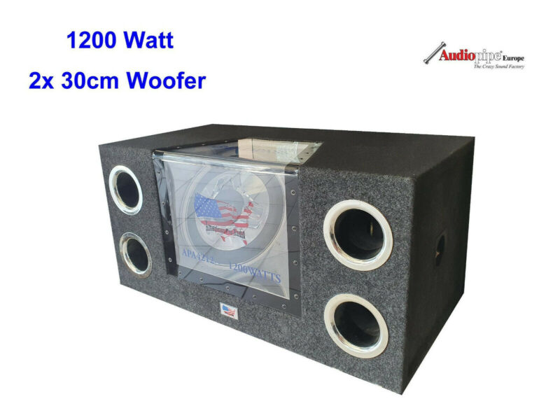 Basskiste Bandpass 2x 30er Subwoofer 1200W