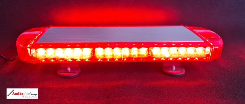 Dachwarnbalken 60cm 144W Rot