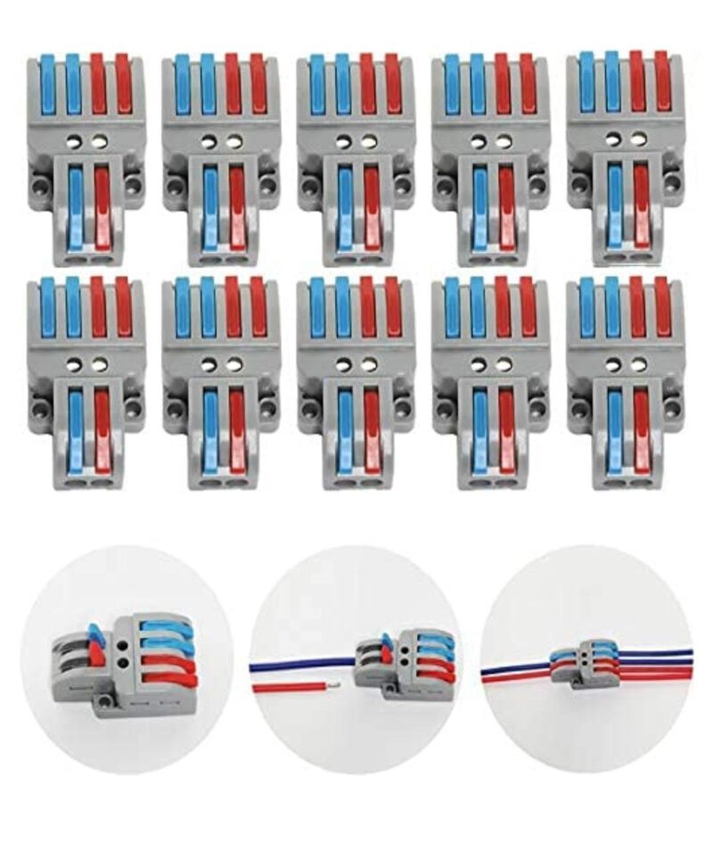 Verbindungsklemme 2 auf 4 max. 4,0mm In Line