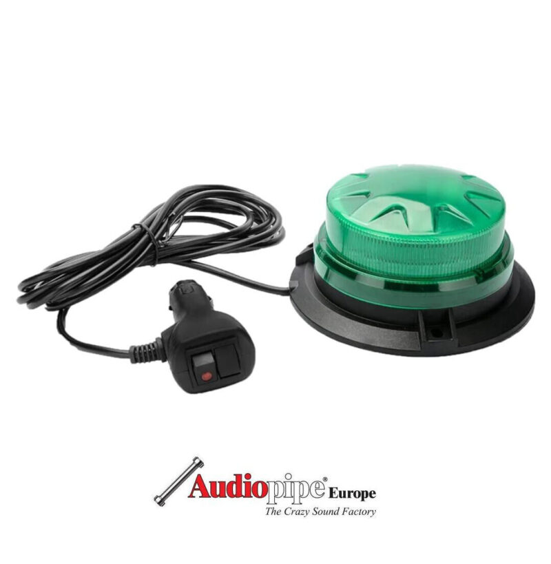 Alternative view of LED Rundumleuchte FLATHEAD 12V mit Magnetfuß G