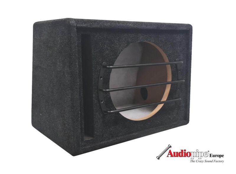 Subwoofer Leergehäuse 25cm Audiopipe High Output Basstunnel Samt