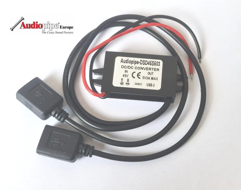 Spannungswandler Konverter DC-DC 8-45V Eingang auf 2x5V USB Nr.33