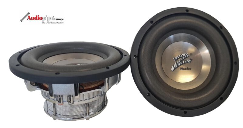 Fat Boy Zebra Woofer 25cm Chrom 700W Doppelschwinger 2x4ohm