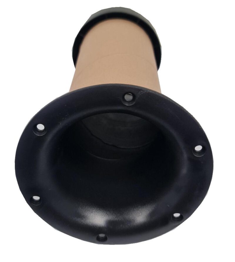 Alternative view of BASSREFLEXROHR 235 x 125 mm für Gehäuseeinbau Schwarz individuell kürzbar