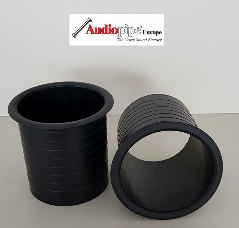 BASSREFLEXROHR 120 x 100 mm für Gehäuseeinbau Schwarz