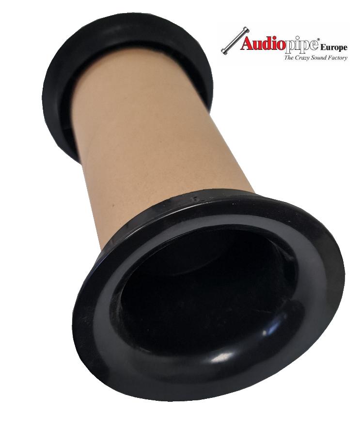 BASSREFLEXROHR 205 x 116 mm für Gehäuseeinbau Schwarz individuell kürzbar